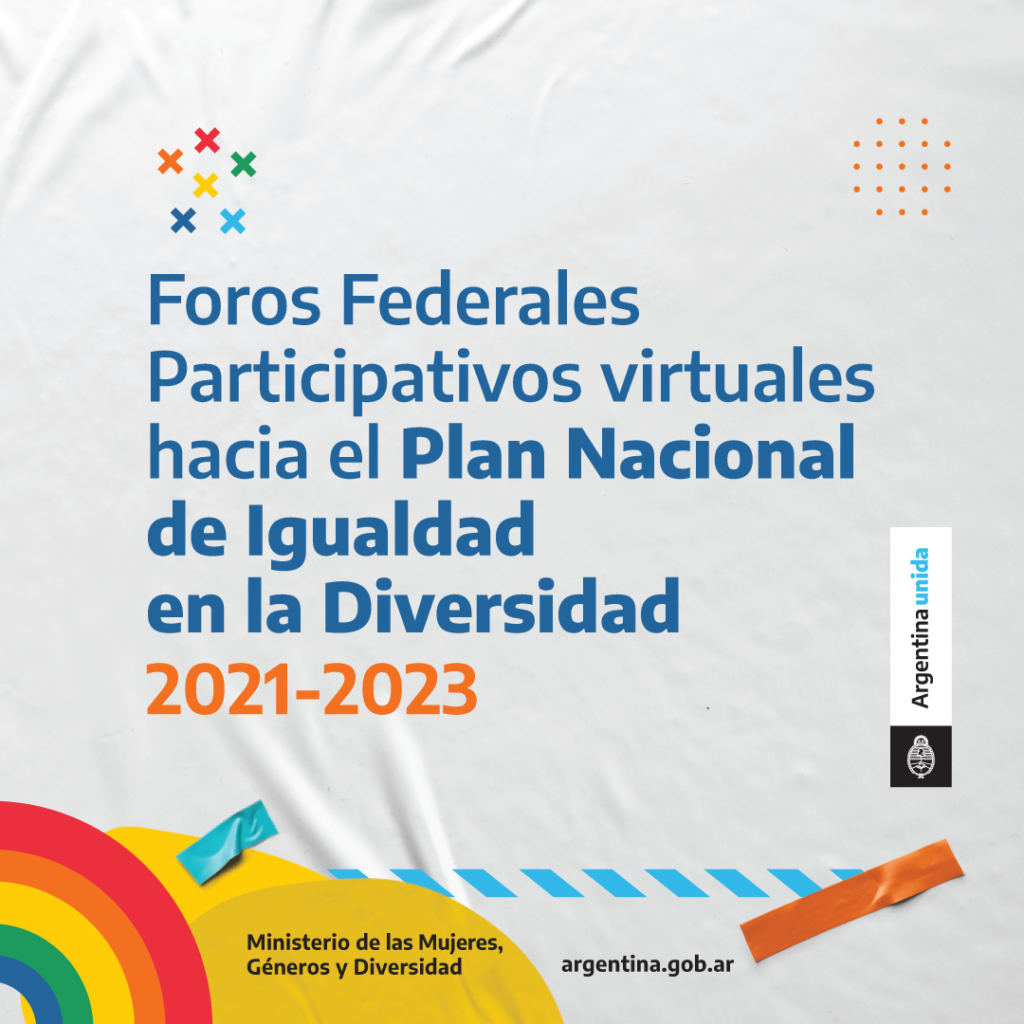 Nota 134º- FePRA- Foro de participación MMGyD - Plan Nacional de Igualdad en la Diversidad 2021-2023