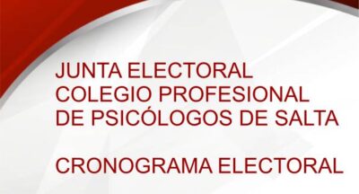 Recordatorio – JUNTA ELECTORAL  COLEGIO PROFESIONAL DE PSICÓLOGOS DE SALTA