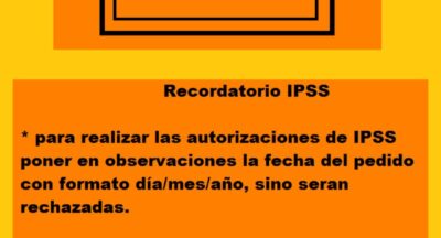 Recordatorio IPSS