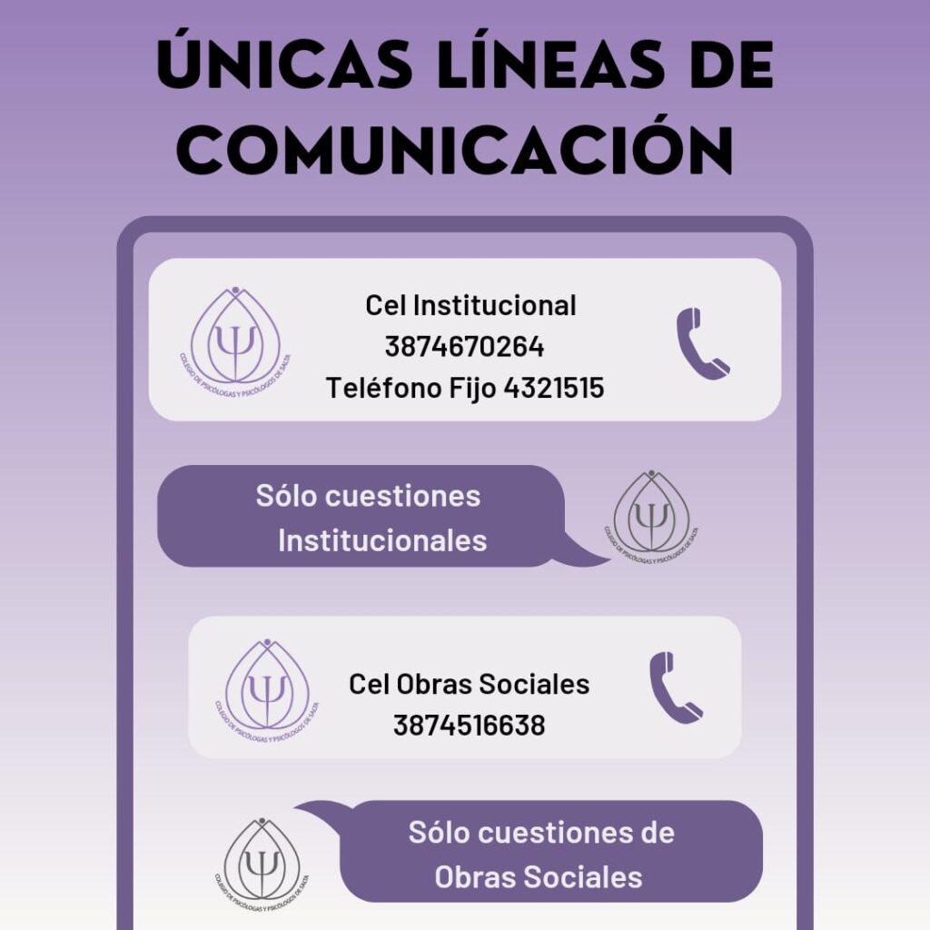 Líneas de Comunicación y Correos Institucionales