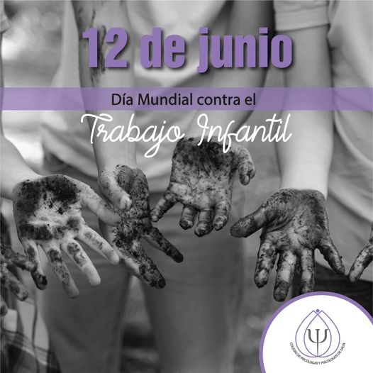 12 DE JUNIO: DÍA MUNDIAL CONTRA EL TRABAJO INFANTIL