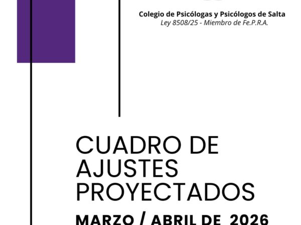 Actualizacion de Valores para Marzo y Abril 2026