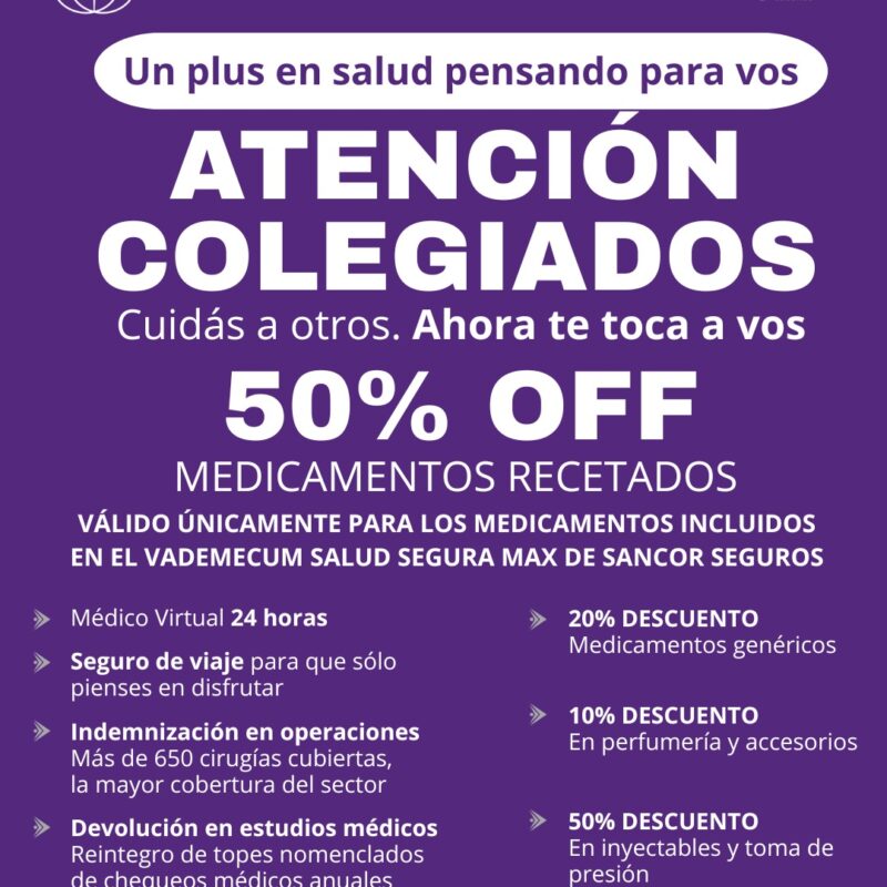 Convenio para matriculados con Farmacias SAN FRANCISCO