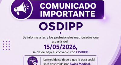 Comunicado importante OSDIPP
